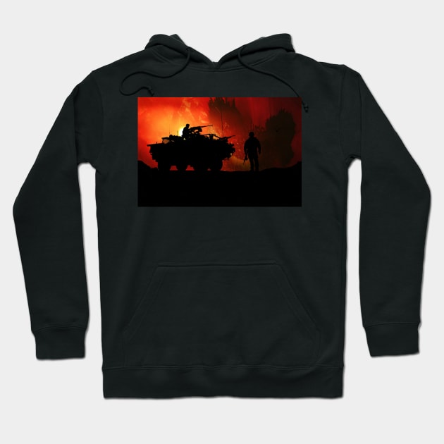 World At War Hoodie by StephenJSmith